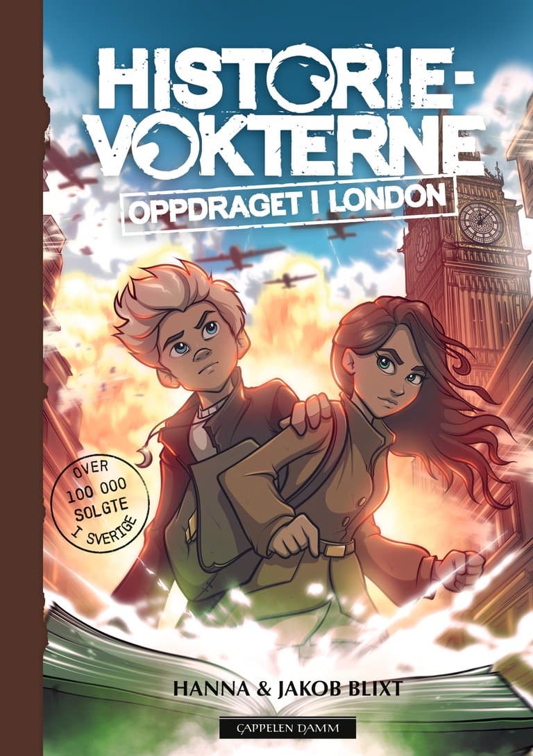 Omslag Historievokterne: Oppdraget i London av Hanna og Jakob Blixt (Ebok)