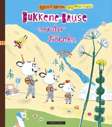 Omslag av "Bukkene Bruse vender tilbake"