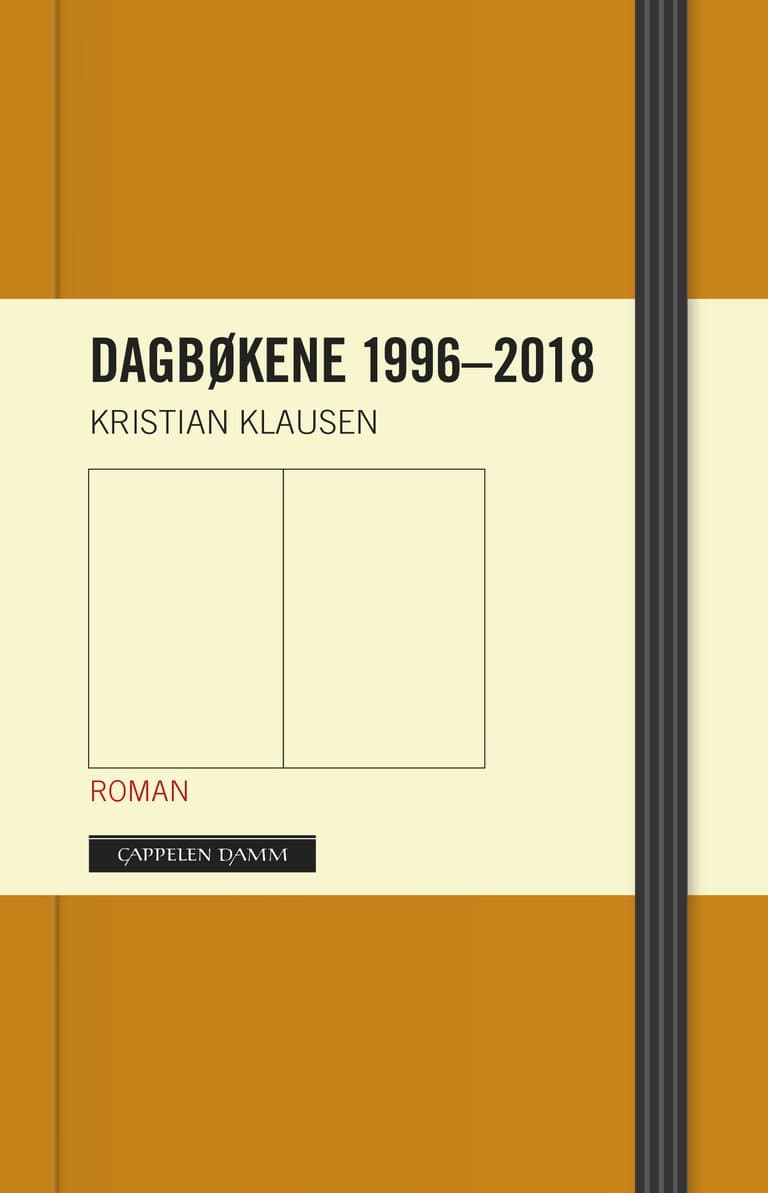 Omslag Dagbøkene 1996-2018 av Kristian Klausen (Ebok)