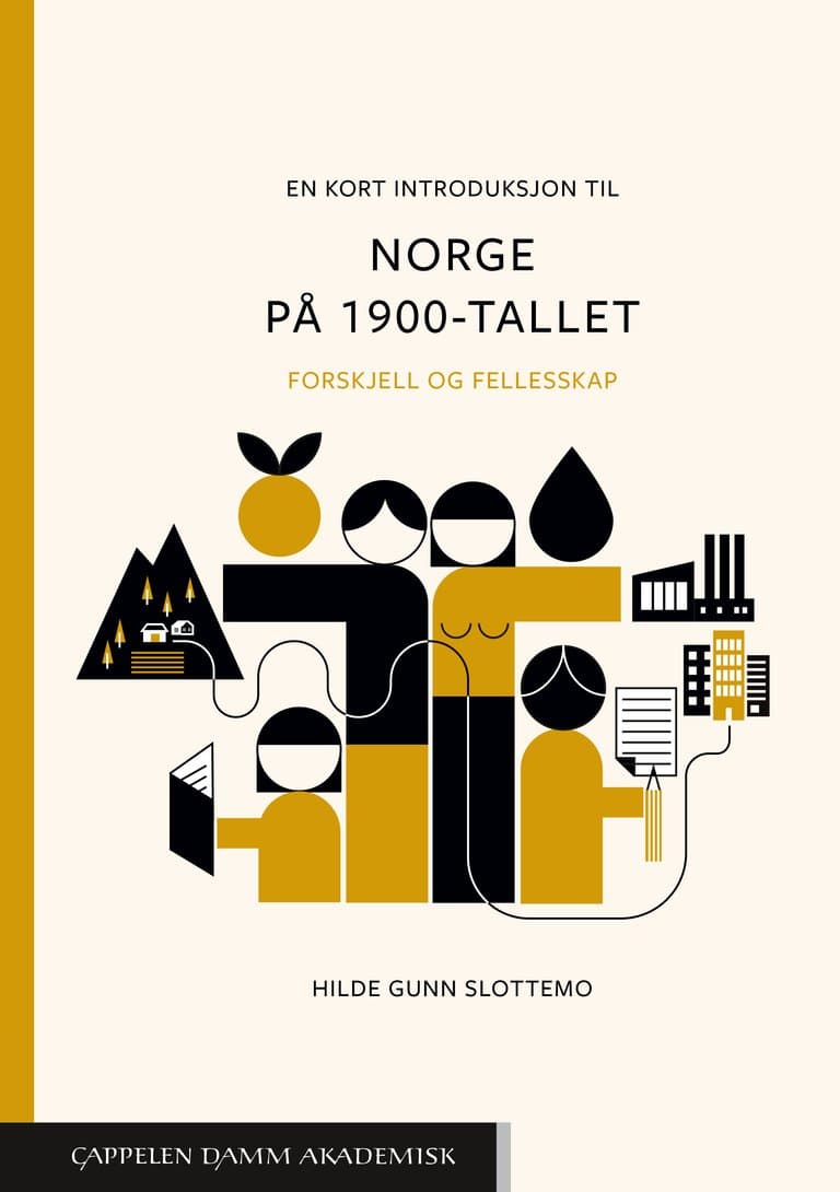 Omslag En kort introduksjon til Norge på 1900-tallet av Hilde Gunn Slottemo (Ebok)