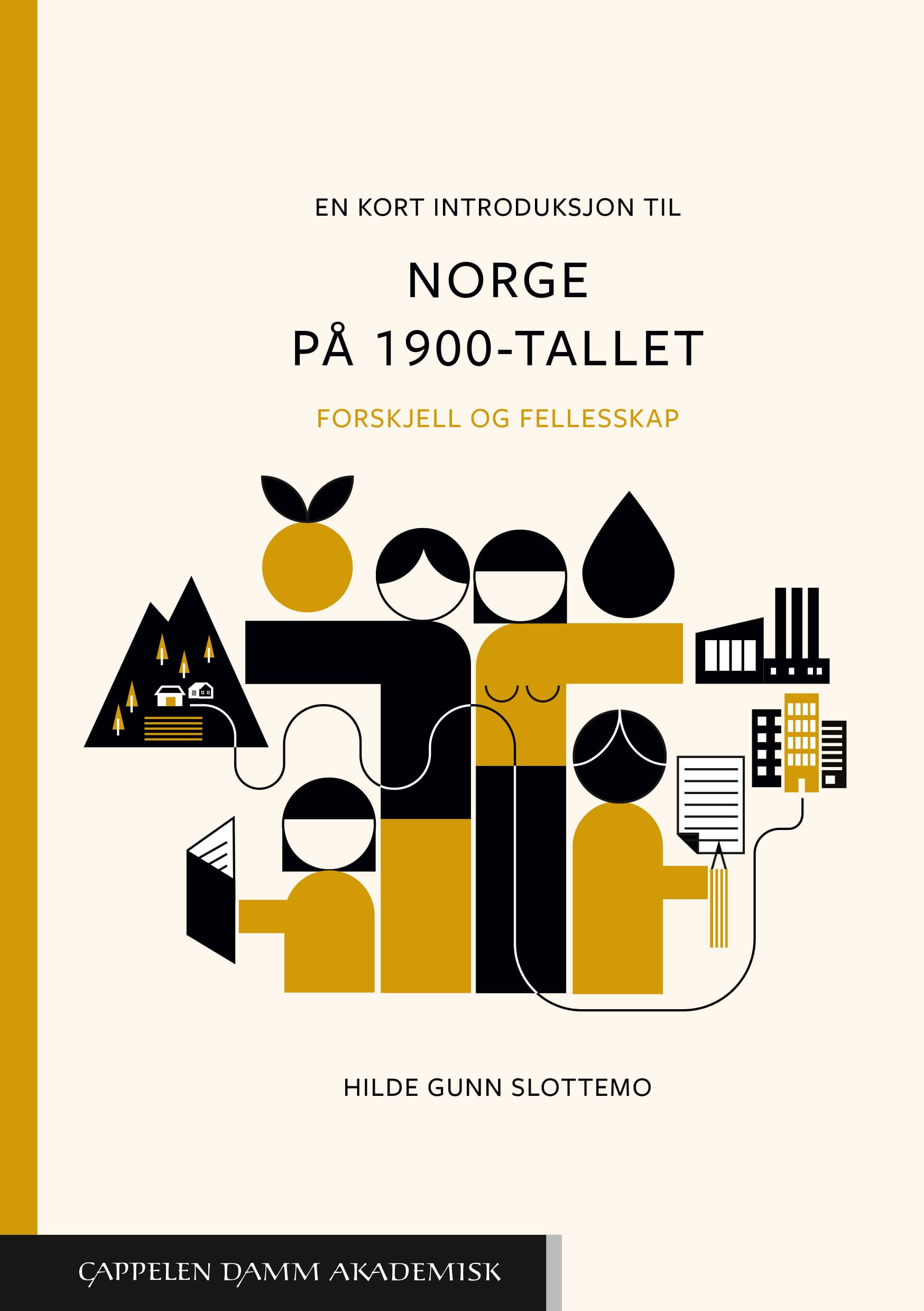 Omslag En kort introduksjon til Norge på 1900-tallet av Hilde Gunn Slottemo (Ebok)