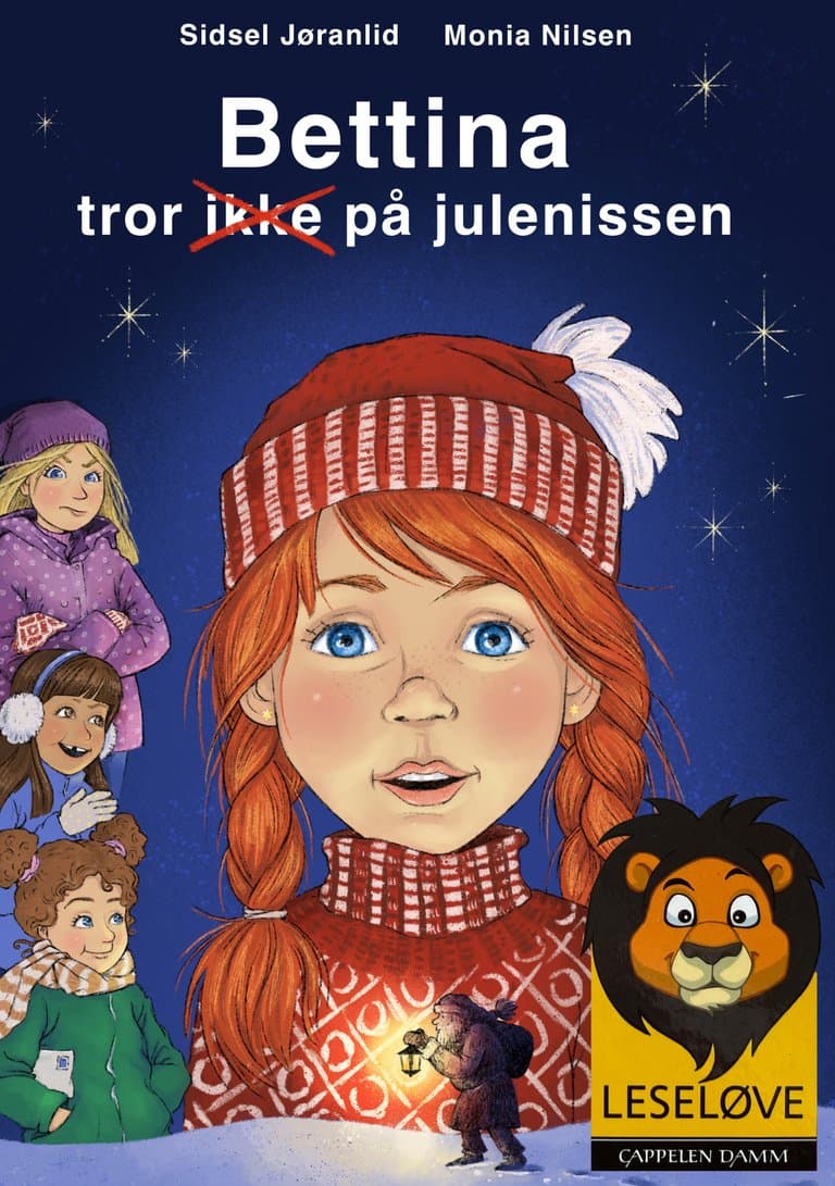 Omslag Leseløve - Bettina tror ikke på julenissen av Sidsel Jøranlid (Ebok)