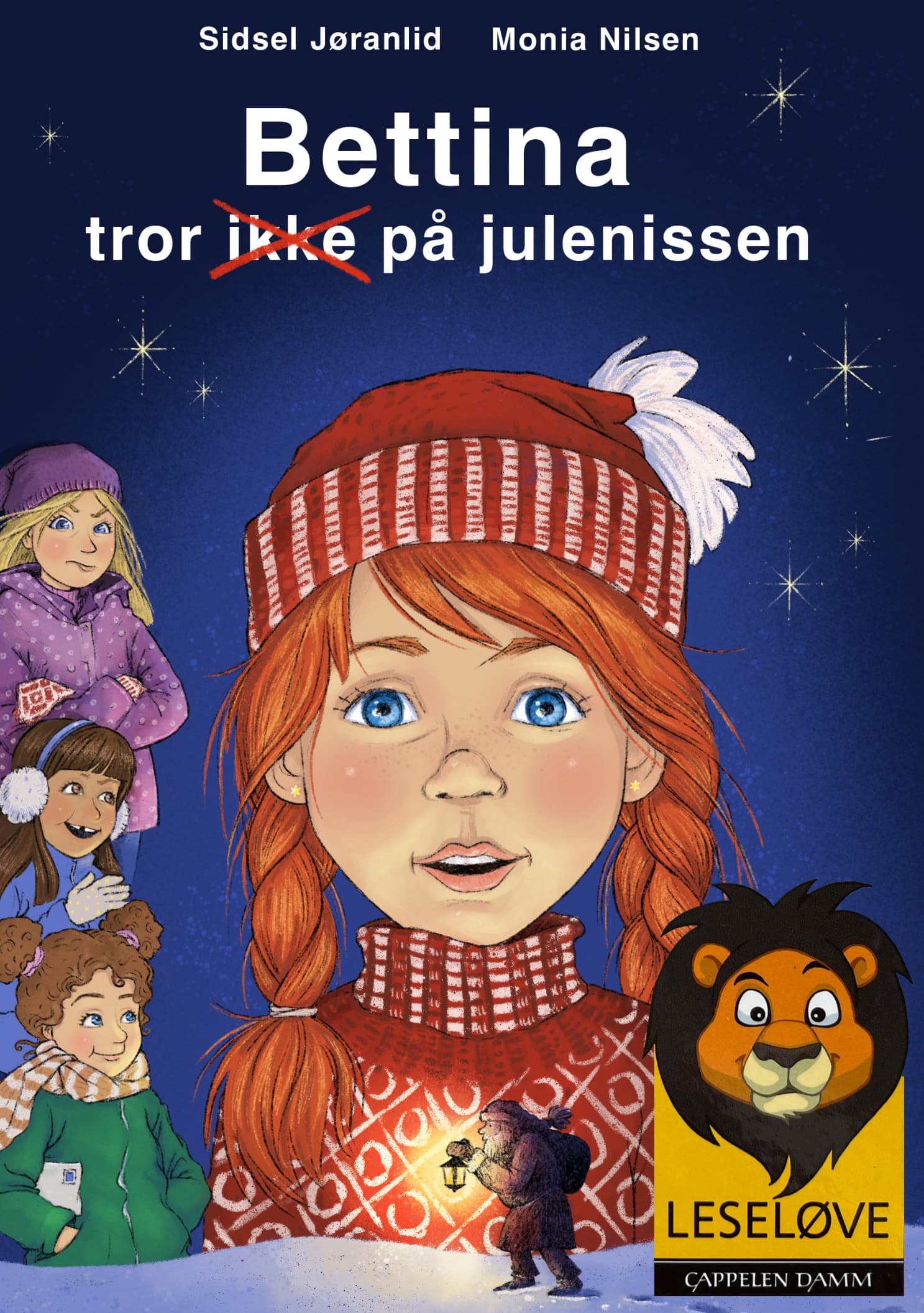 Omslag Leseløve - Bettina tror ikke på julenissen av Sidsel Jøranlid (Ebok)