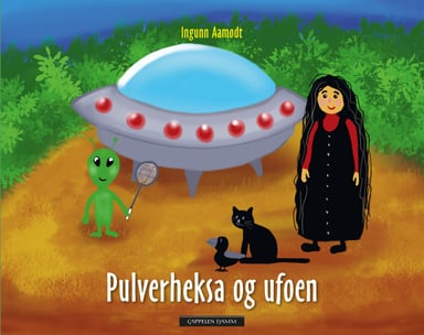 Omslag av "Pulverheksa og ufoen"