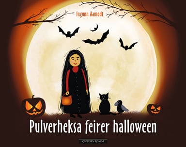 Omslag av "Pulverheksa feirer halloween"