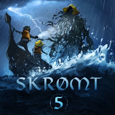 Omslag av "Skrømt 5 - Draugen varsler om død"