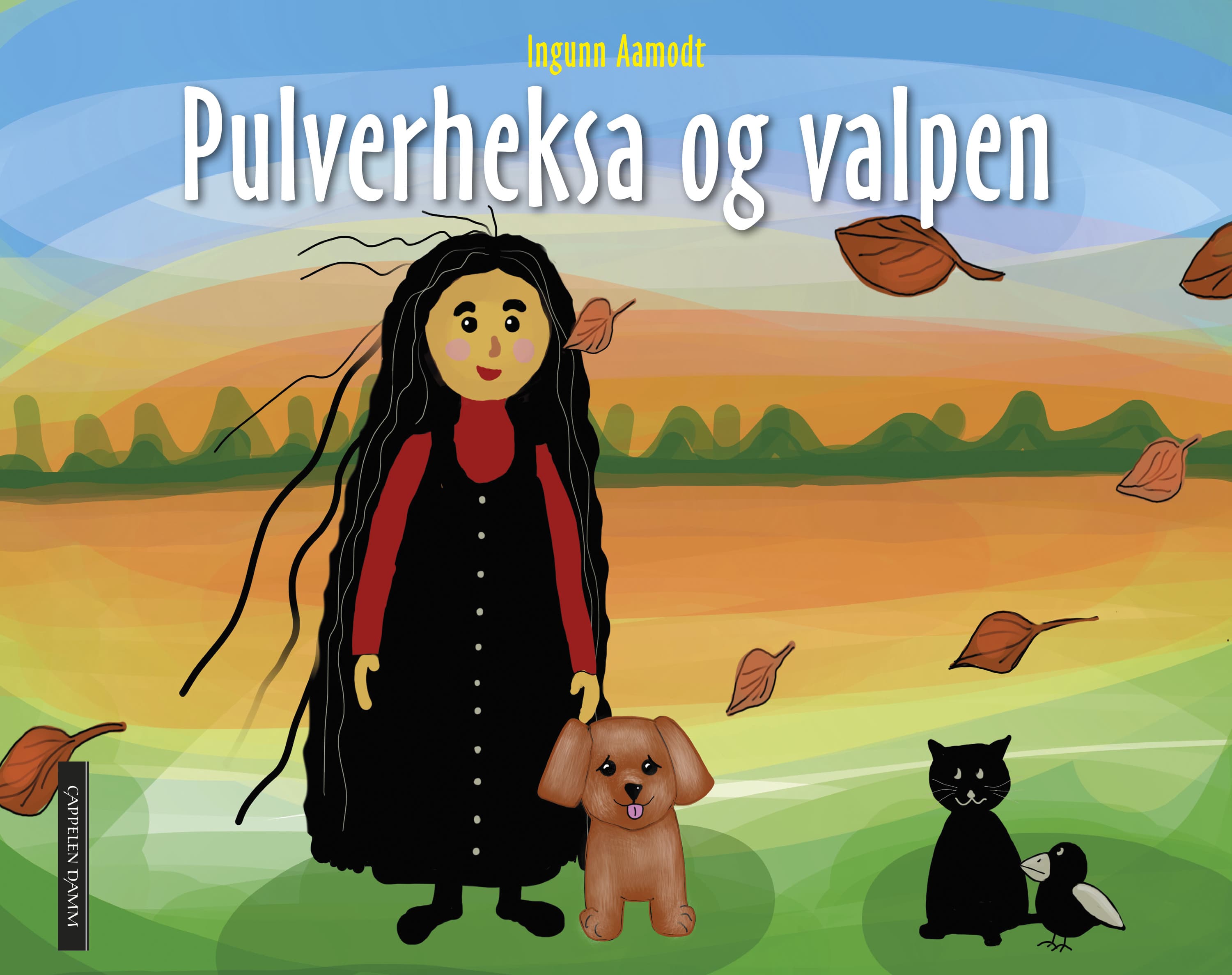 Omslag Pulverheksa og valpen av Ingunn Aamodt (Ebok)