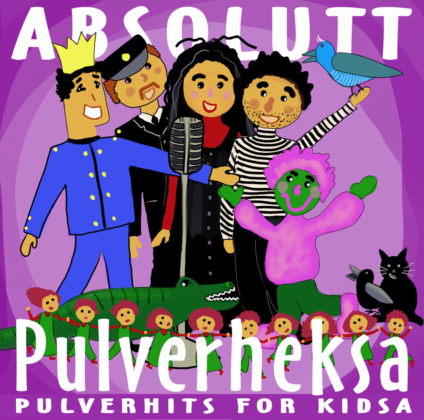 Omslag ABSOLUTT Pulverheksa av Ingunn Aamodt (Lydbok)