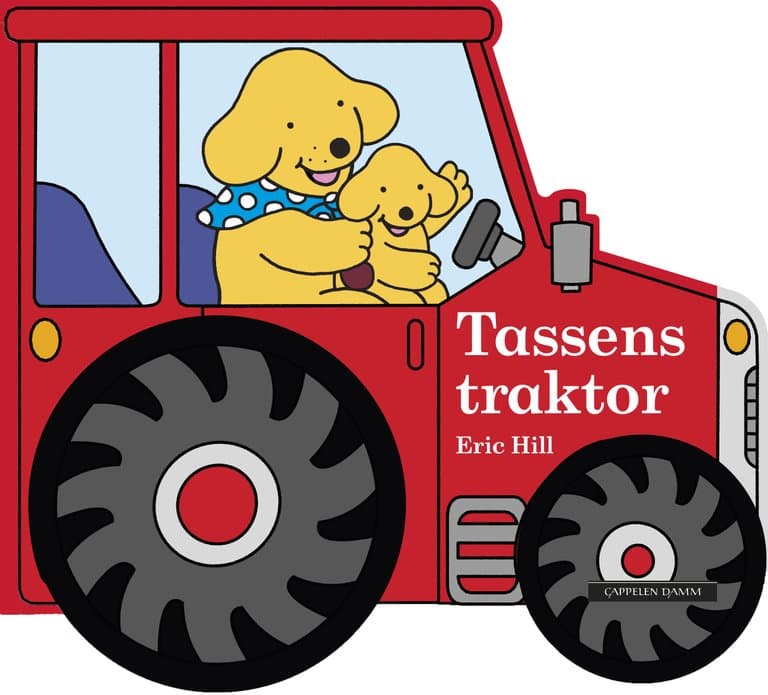 Omslag Tassens traktor av Eric Hill (Innbundet)