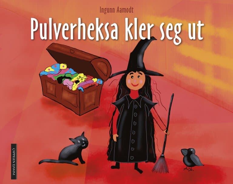 Omslag Pulverheksa kler seg ut av Ingunn Aamodt (Ebok)