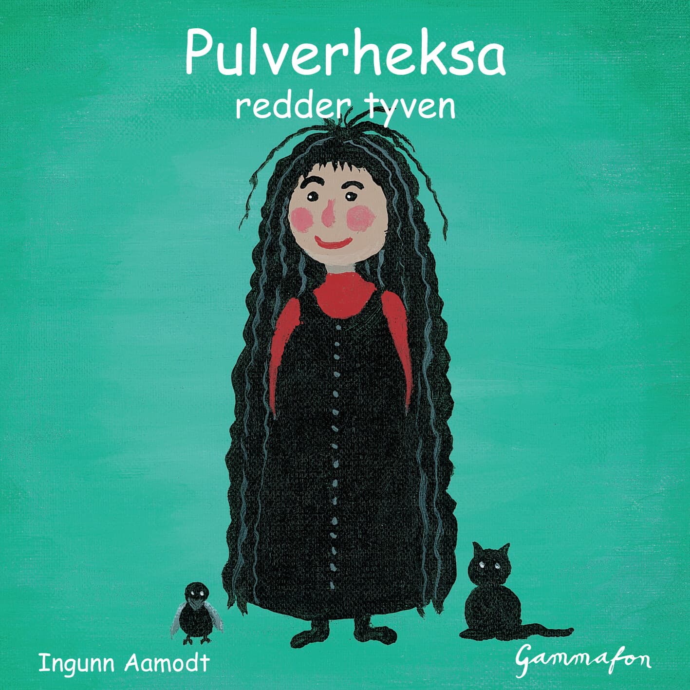 Omslag Pulverheksa redder tyven av Ingunn Aamodt (Lydbok)