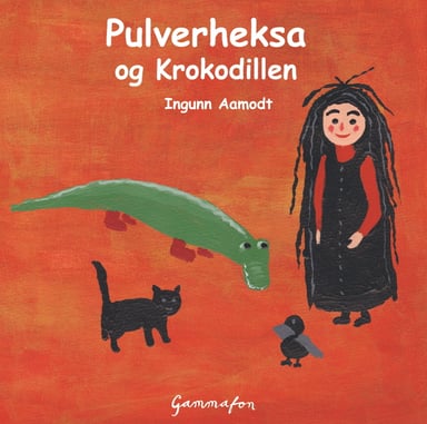 Omslag av "Pulverheksa og Krokodillen"