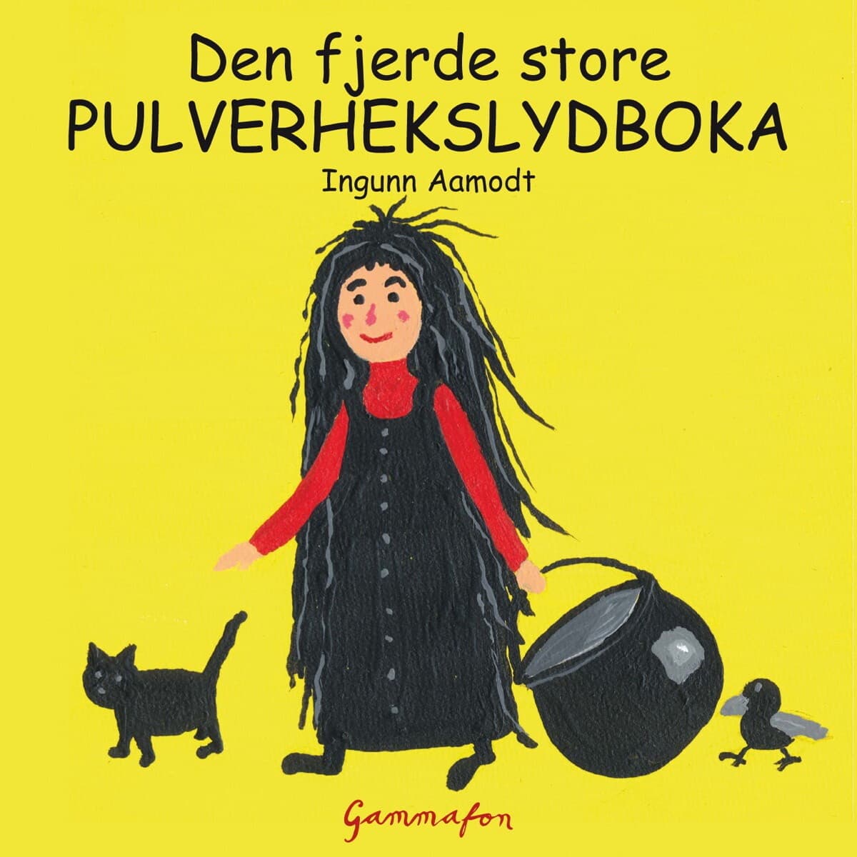 Omslag Den fjerde store Pulverhekslydboka av Ingunn Aamodt (Lydbok)
