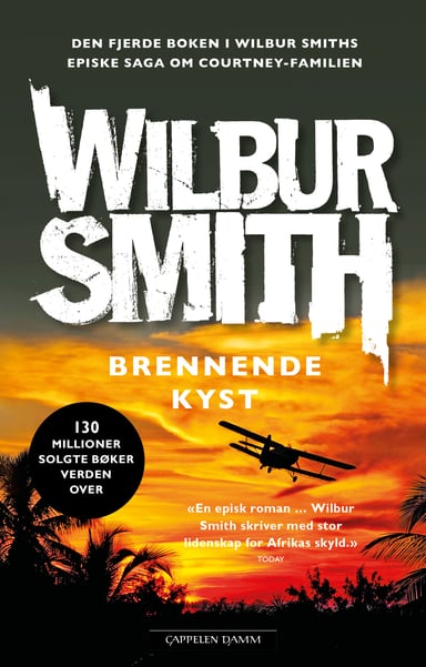 Omslag av "Brennende kyst"