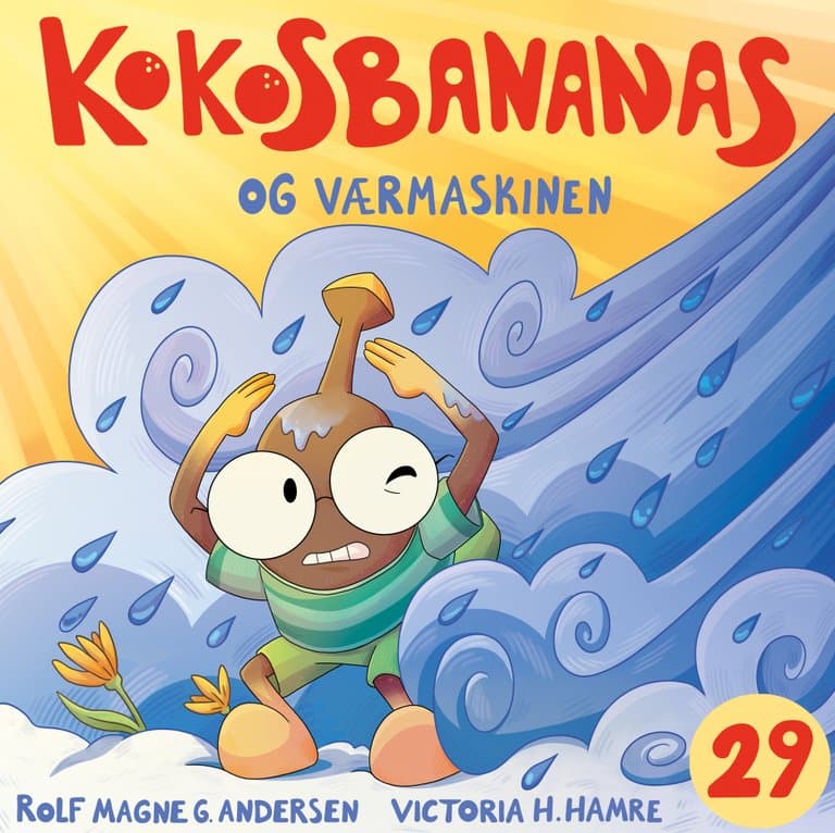 Omslag Kokosbananas og værmaskinen av Rolf Magne G. Andersen (Lydbok)