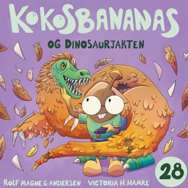 Omslag av "Kokosbananas og dinosaurjakten"