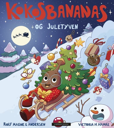 Omslag av "Kokosbananas og juletyven"