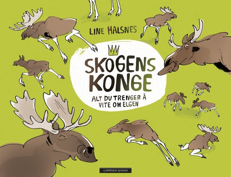 Omslag Skogens konge av Line Halsnes (Innbundet)