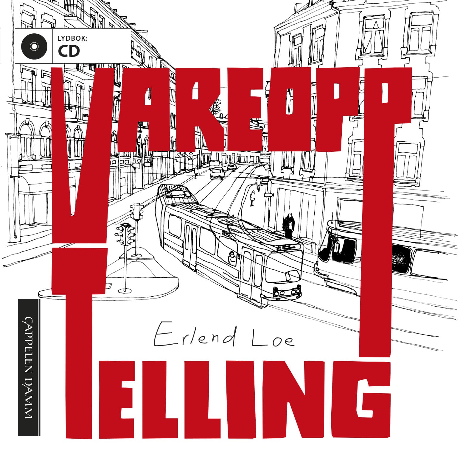 Omslag Vareopptelling av Erlend Loe (CD)