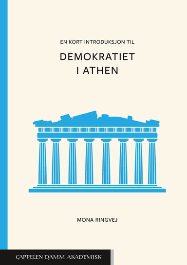 Omslag av "En kort introduksjon til demokratiet i Athen"