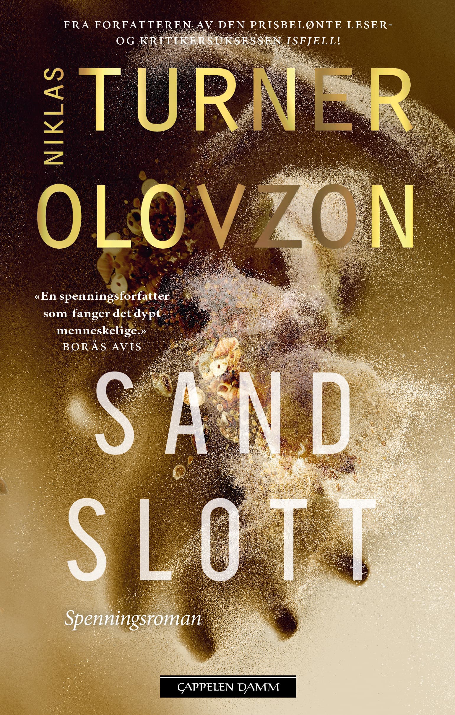 Omslag Sandslott av Niklas Turner Olovzon (Innbundet)