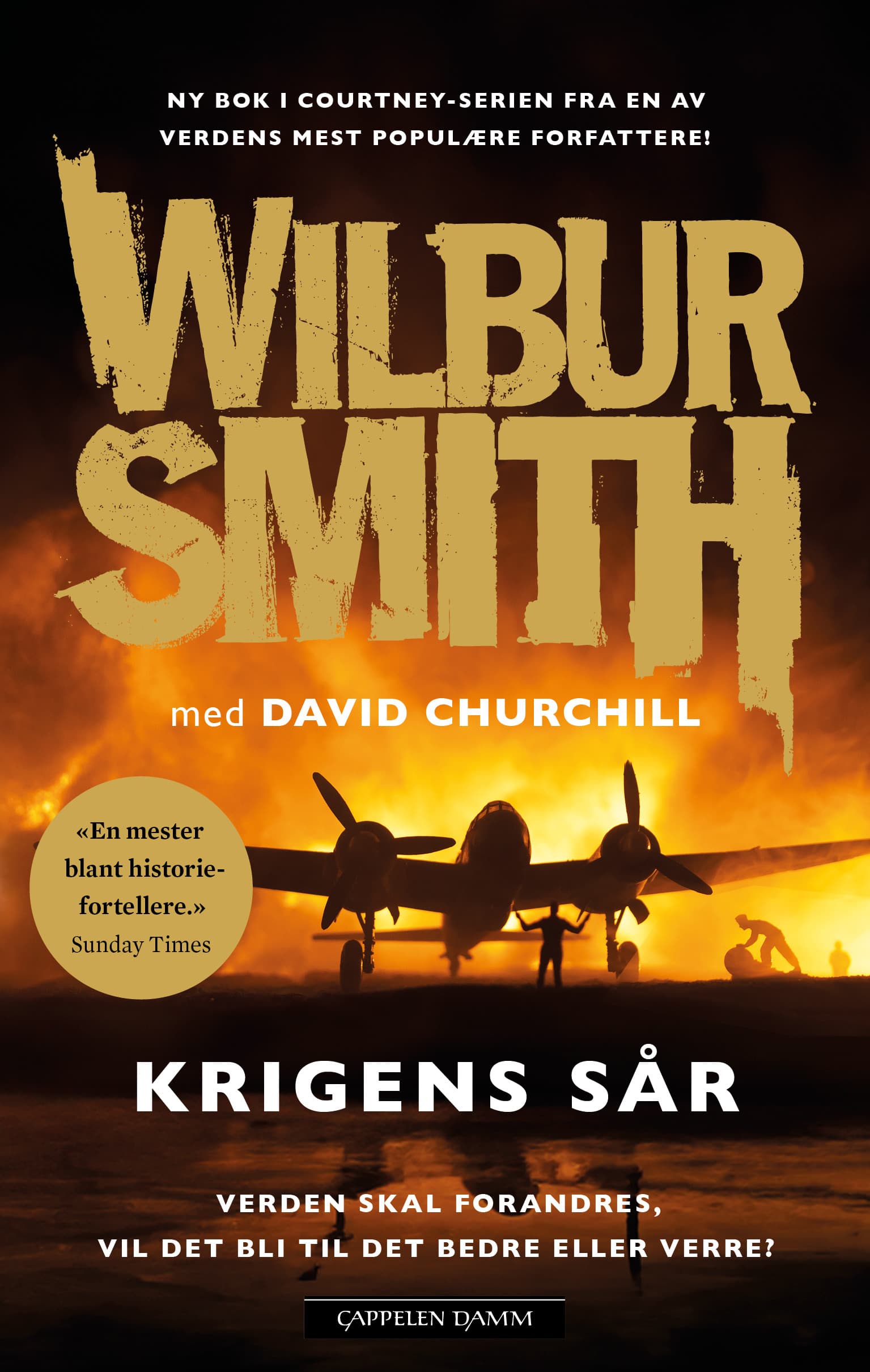 Omslag Krigens sår av Wilbur Smith (Innbundet)