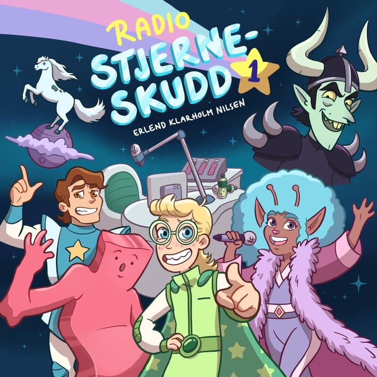 Omslag Radio Stjerneskudd 1 av Erlend Klarholm Nilsen (Lydbok)