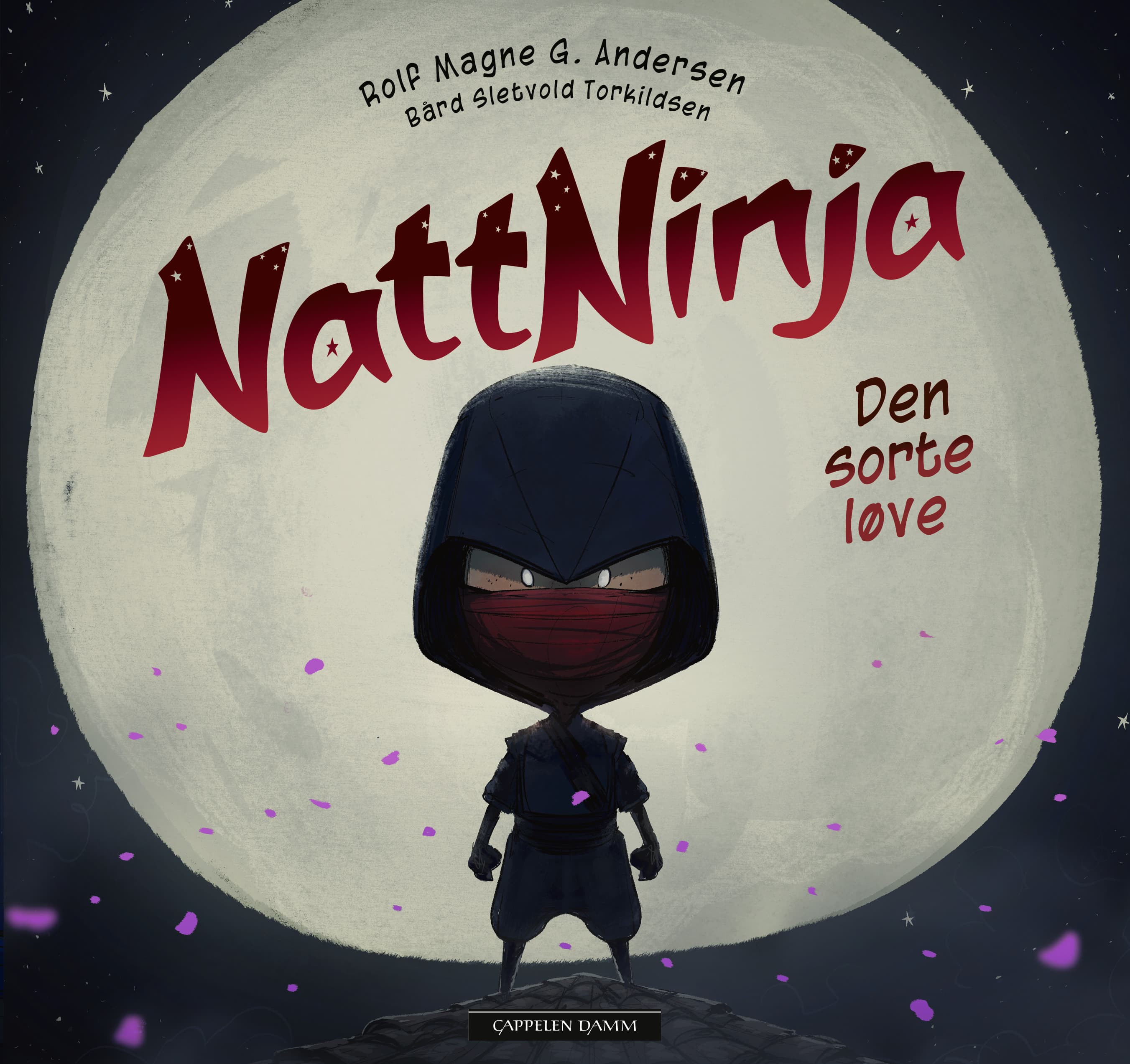Omslag NATTNINJA - Den sorte løve av Rolf Magne G. Andersen (Innbundet)