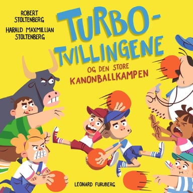 Omslag av "Turbotvillingene og den store kanonballkampen"