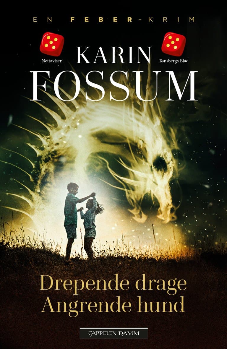 Omslag Drepende drage Angrende hund av Karin Fossum (Innbundet)