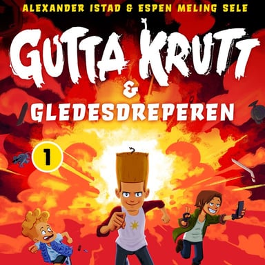 Omslag av "Gutta Krutt og gledesdreperen"