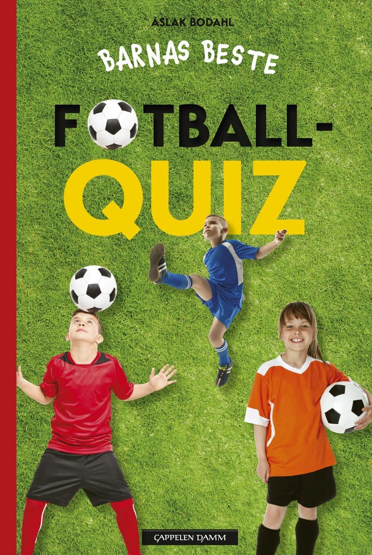 Omslag Barnas beste fotballquiz av Aslak Bodahl (Heftet)