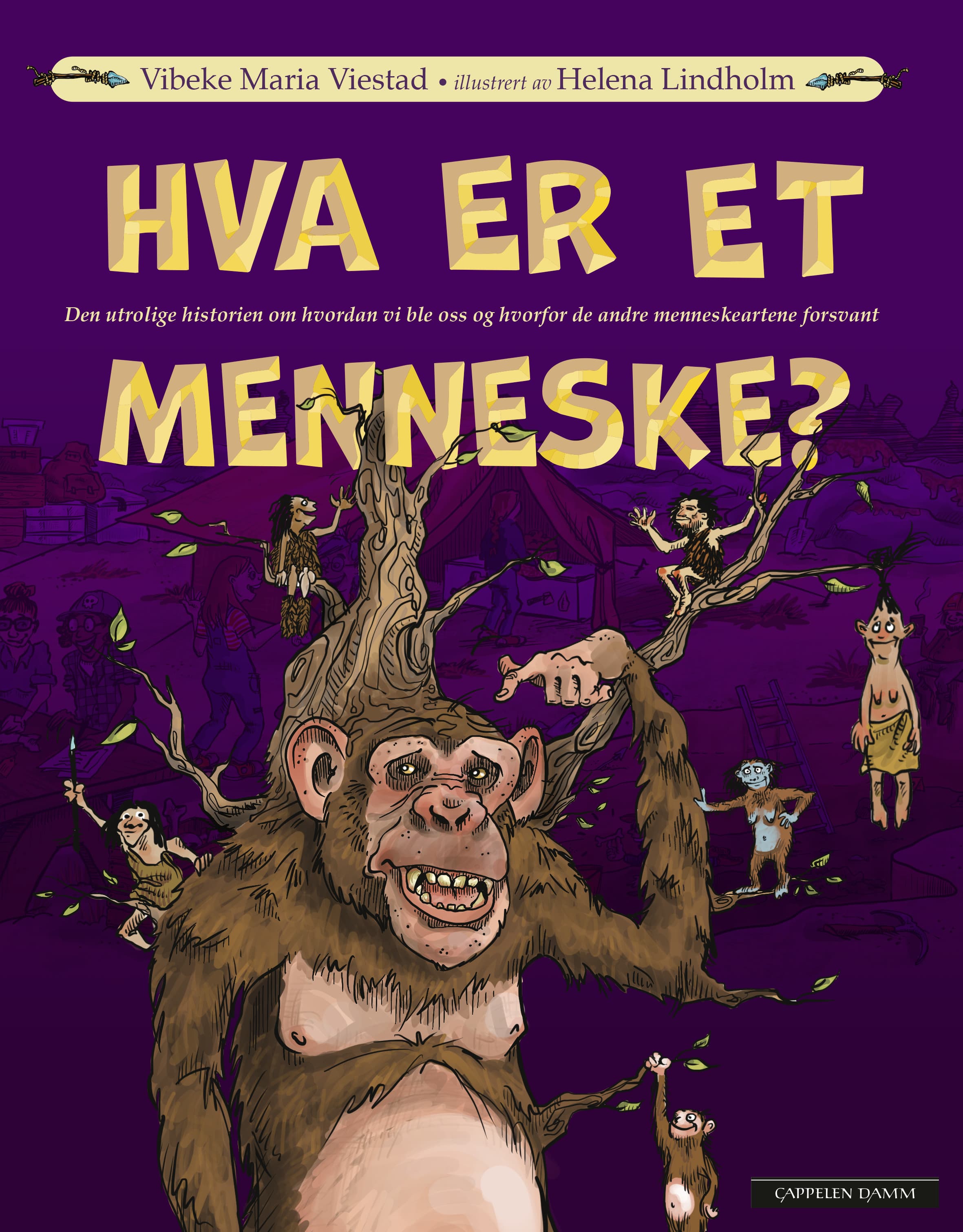 Omslag Hva er et menneske? av Vibeke Maria Viestad (Innbundet)