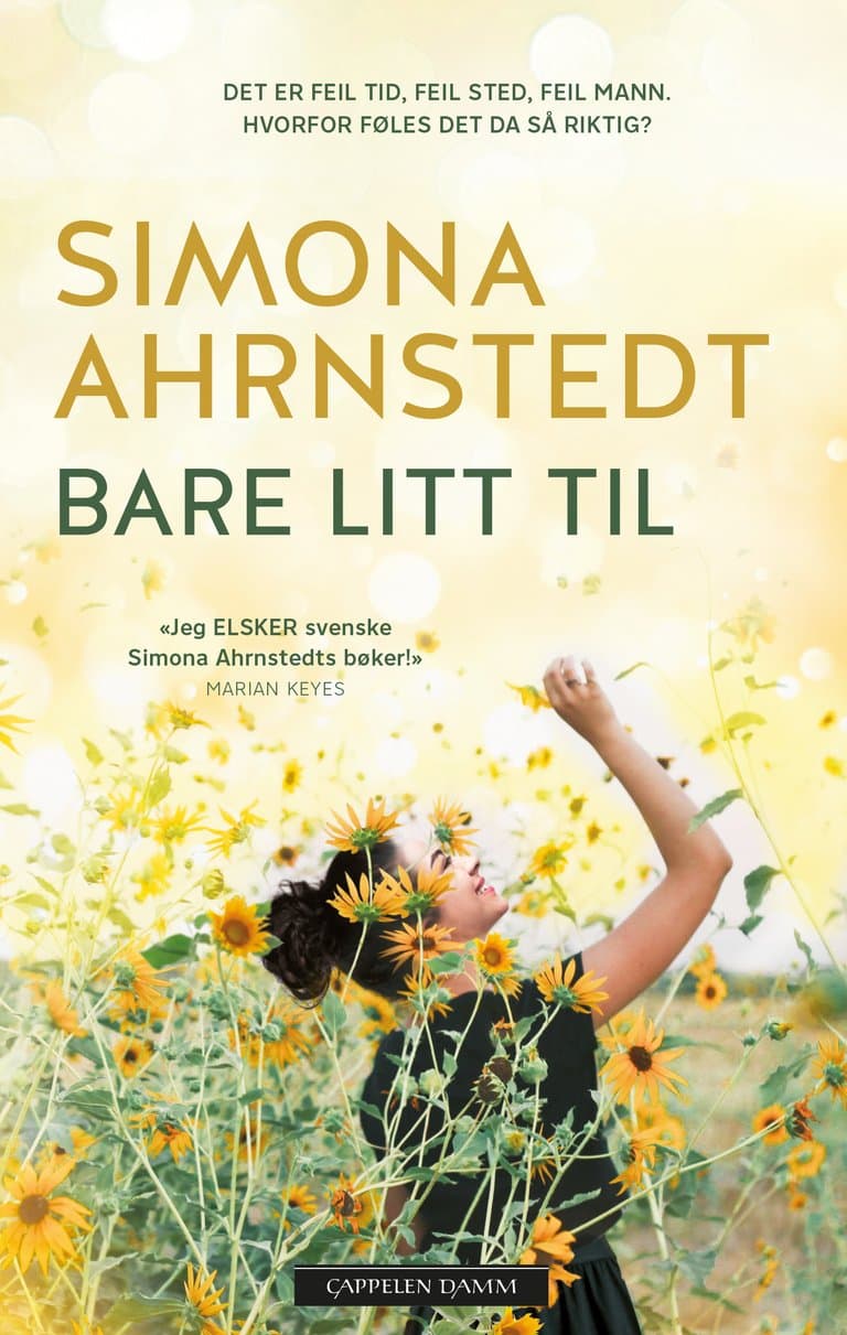 Omslag Bare litt til av Simona Ahrnstedt (Innbundet)