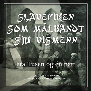Omslag av "Slavepiken som målbandt sju vismenn"