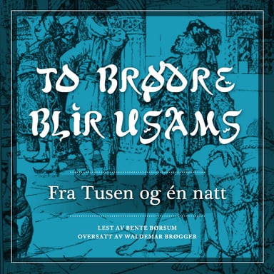 Omslag av "To brødre blir usams"