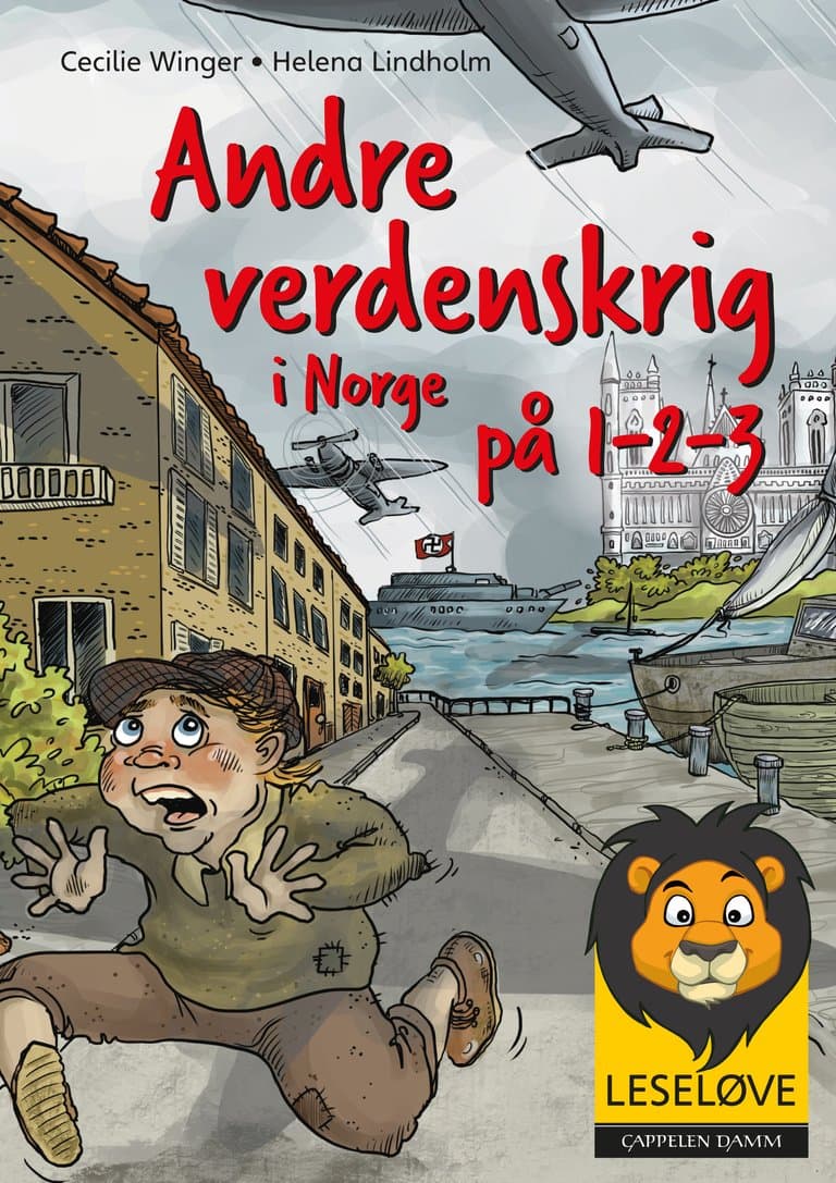 Omslag Leseløve - Andre verdenskrig i Norge på 1-2-3 av Cecilie Winger (Ebok)