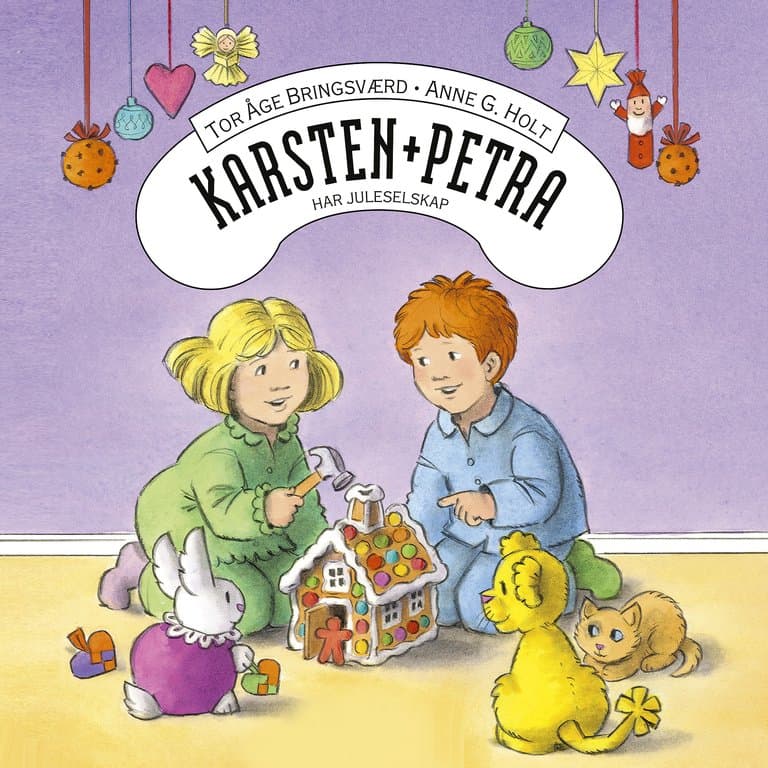 Omslag Karsten og Petra har juleselskap av Tor Åge Bringsværd (Lydbok)
