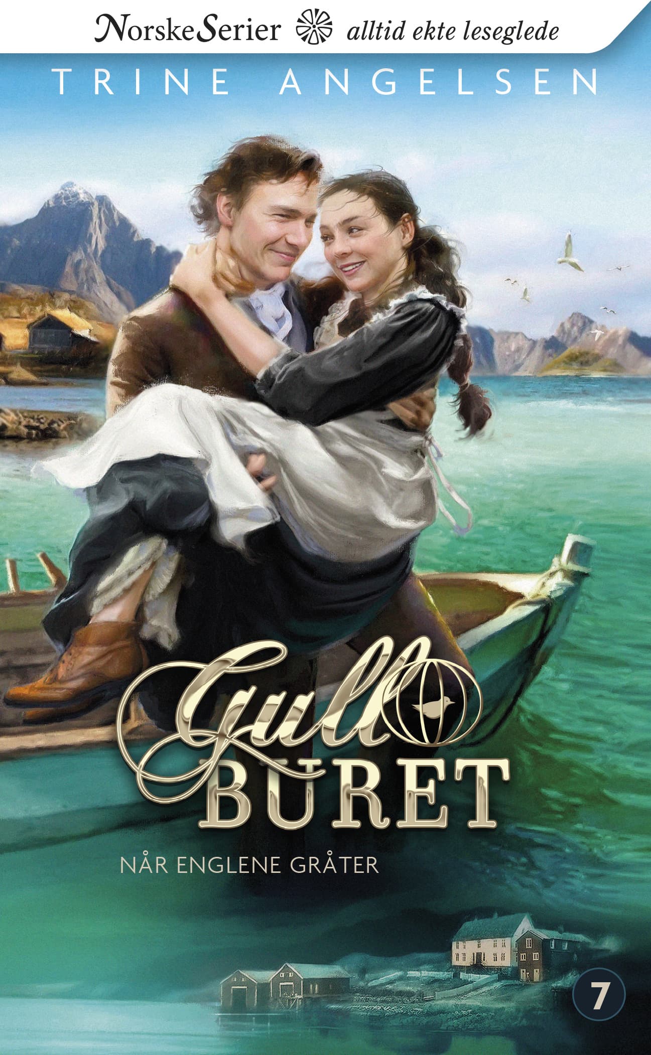 Omslag Når englene gråter av Trine Angelsen (Heftet)