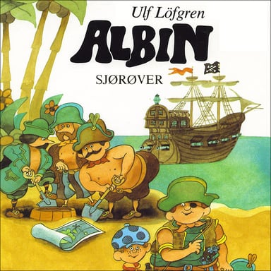 Omslag av "Albin sjørøver"
