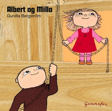 Omslag av "Albert og Milla"