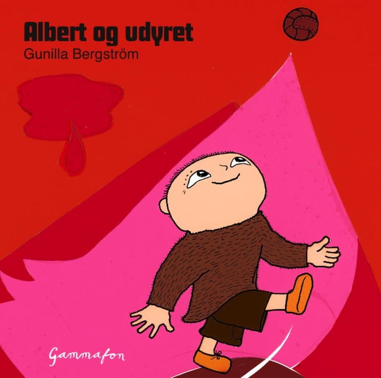 Omslag Albert og udyret av Gunilla Bergström (Lydbok)