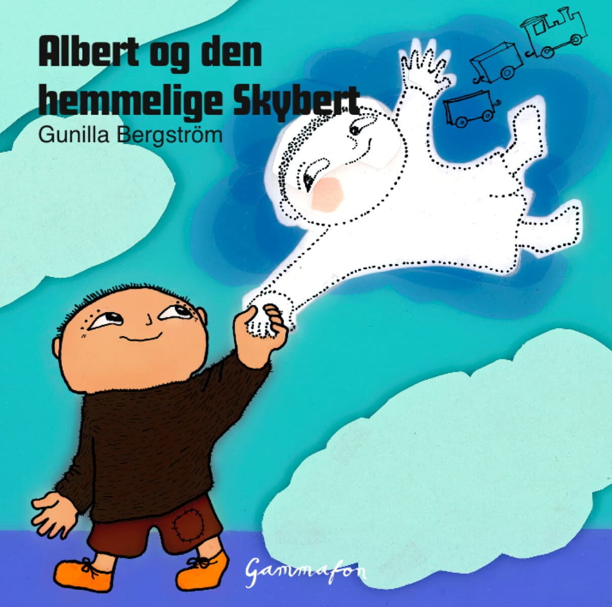 Omslag Albert og den hemmelige Skybert av Gunilla Bergström (Lydbok)