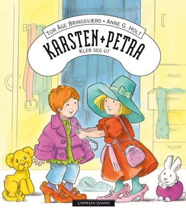 Omslag av "Karsten og Petra kler seg ut"