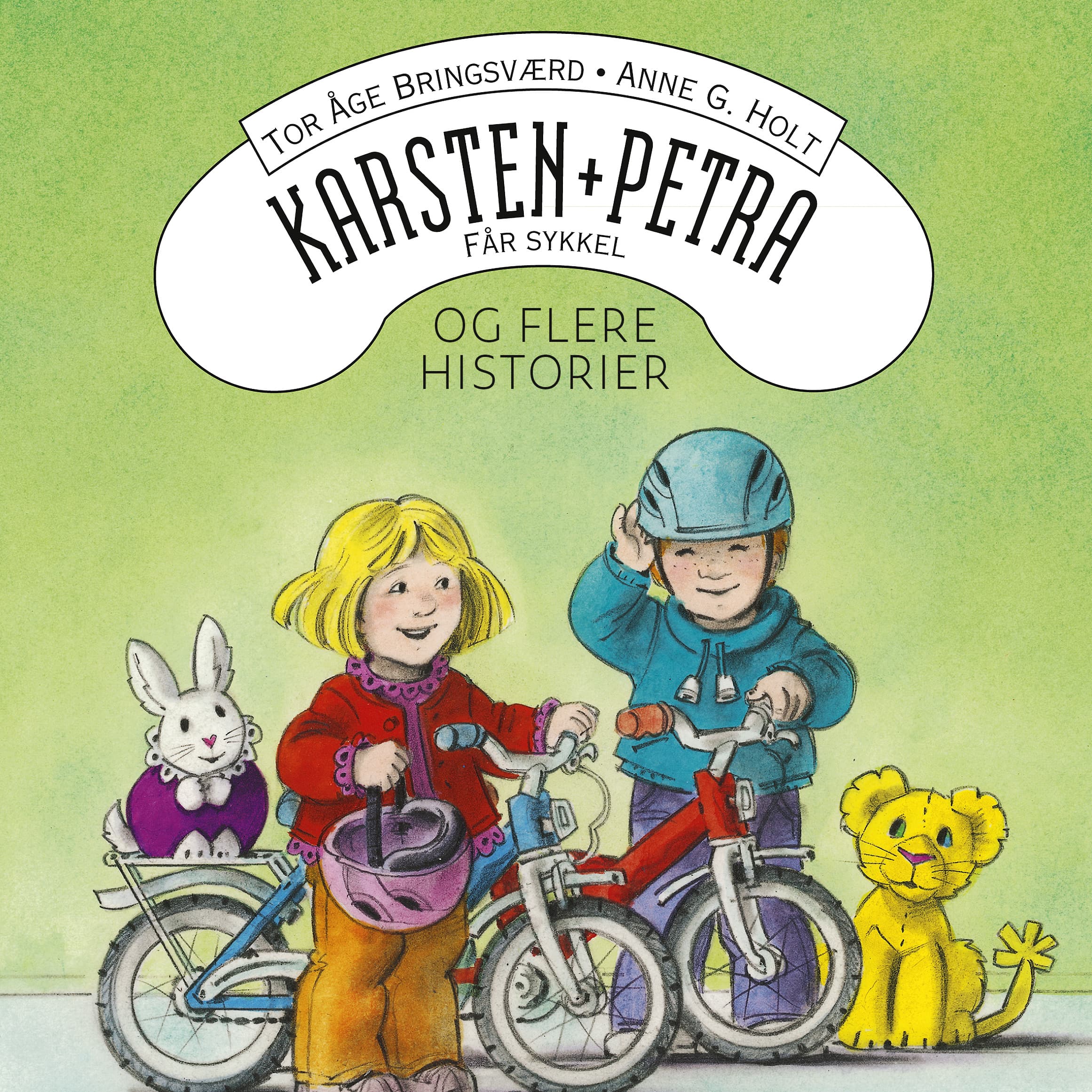 Omslag Karsten og Petra får sykkel og flere historier av Tor Åge Bringsværd (Lydbok)