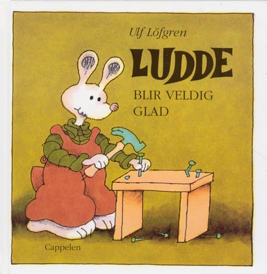 Omslag av "Ludde blir veldig glad"