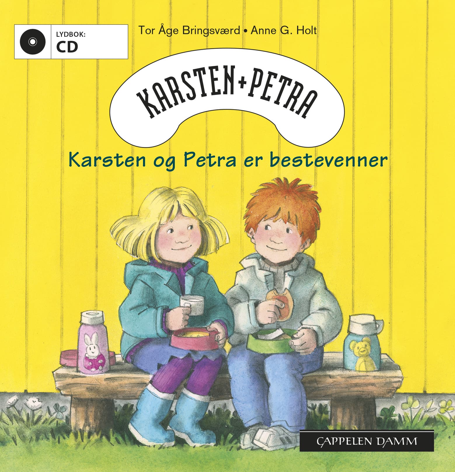 Omslag Karsten og Petra er bestevenner av Tor Åge Bringsværd (CD)
