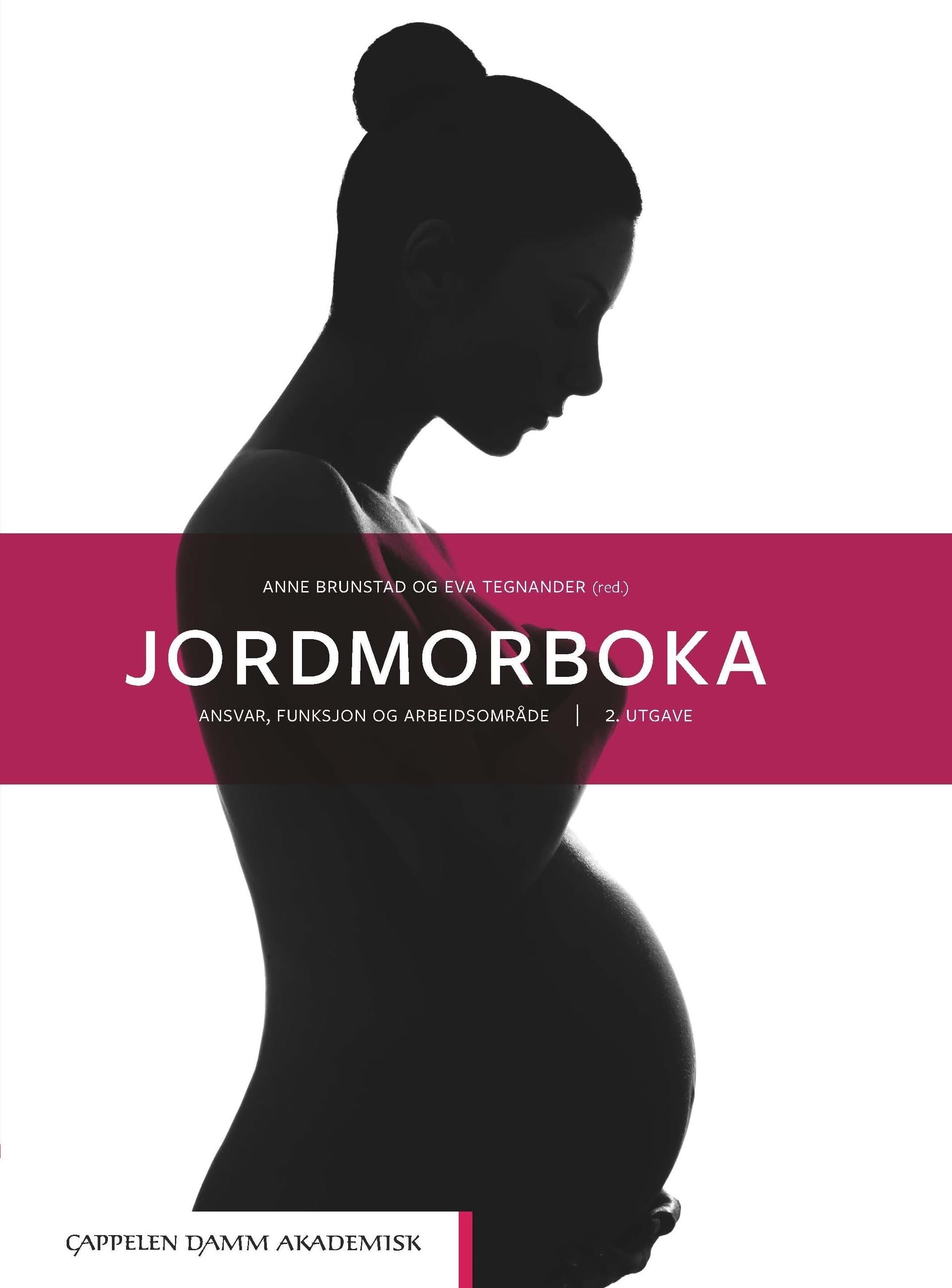 Omslag Jordmorboka av Anne Brunstad og Eva Tegnander (red.) (Innbundet)
