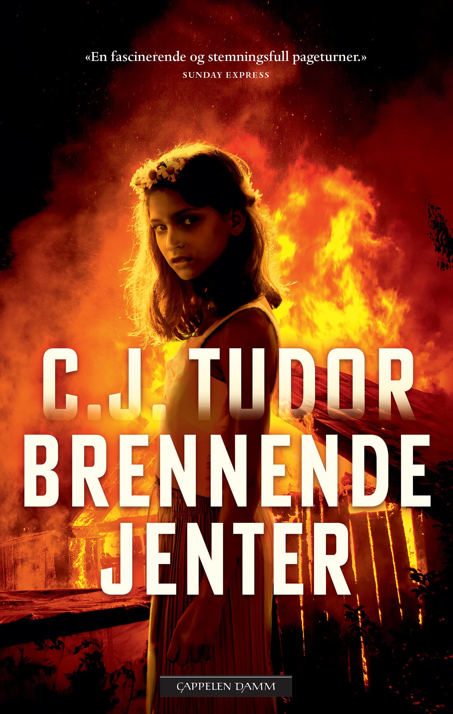 Omslag Brennende jenter av C.J. Tudor (Ebok)