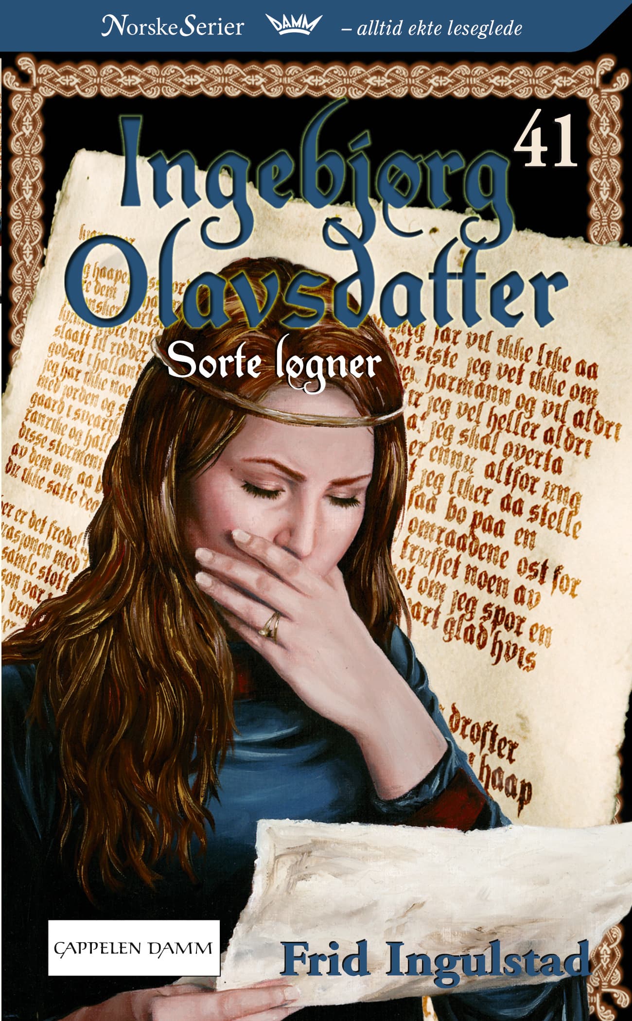 Omslag Sorte løgner av Frid Ingulstad (Ebok)